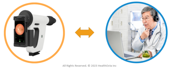 Remote diabetic eye screenings powered by HealthOcta